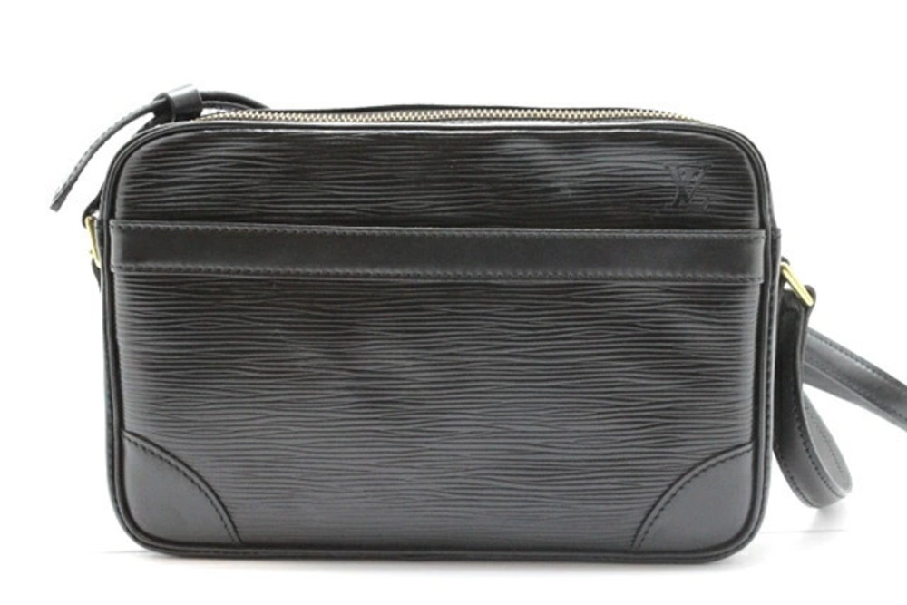 LOUIS VUITTON Trocadero Shoulder Bag Epi Noir Black